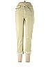 DG^2 by Diane Gilman Houndstooth Tweed Chevron-herringbone Stripes Color Block Yellow Jeans Size 10 (petite) - photo 1