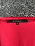 Azulu 100% Polyester Red Long Sleeve Blouse Size 5 - photo 3