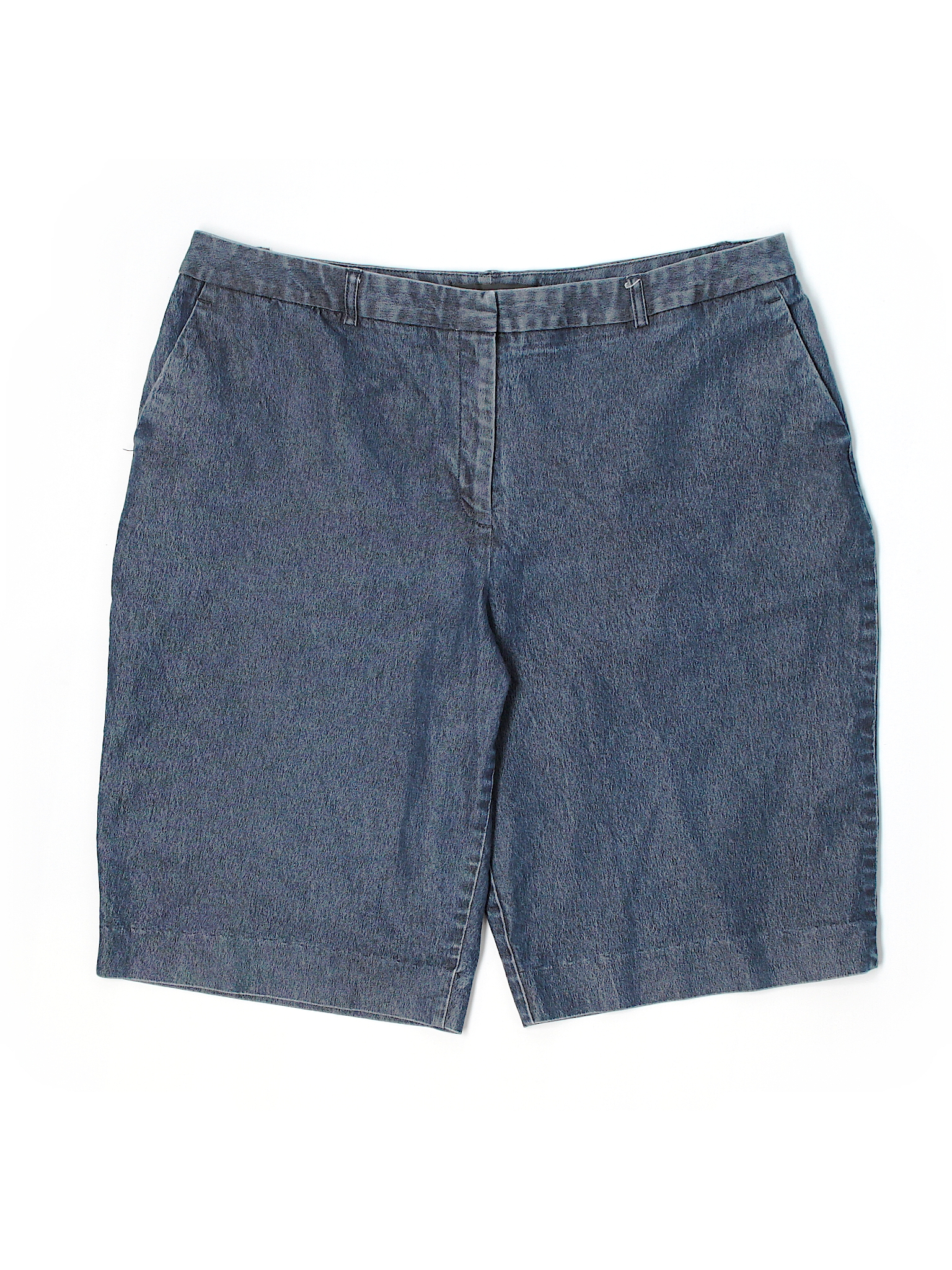 Josephine Chaus Navy Blue Denim Shorts Size 14 (Plus) - 71% off | thredUP