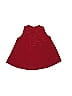 Soprano 100% Polyester Burgundy Sleeveless Button-Down Shirt Size 7 - 8 - photo 2