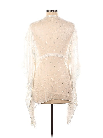 Johnny Was 3/4 Sleeve Silk Top (view 2)