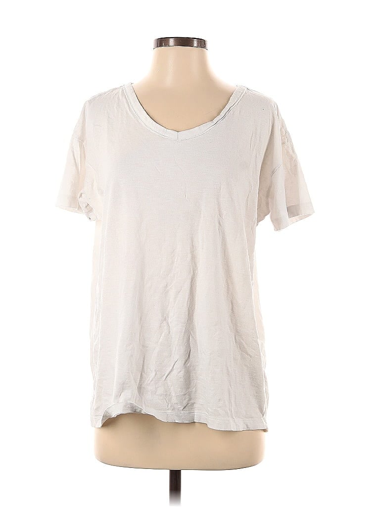 Pre-owned Aerie Short Sleeve T-shirt In White