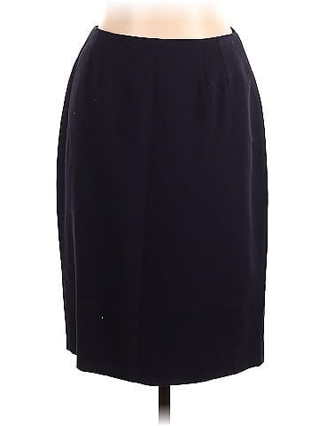 Linda Allard Ellen Tracy Wool Skirt (view 1)
