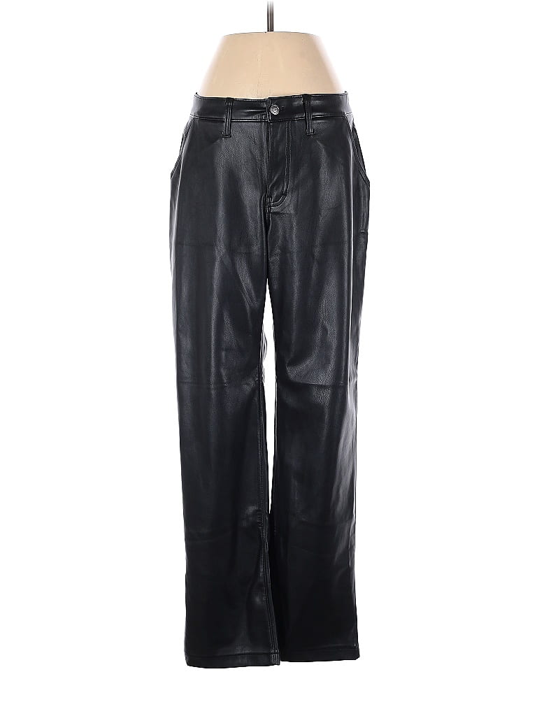 Hollister 100% Polyurethane Black Faux Leather Pants Size 7 (tall) - photo 1