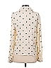 Porridge Polka Dots Ivory Long Sleeve Button-Down Shirt Size S - photo 2