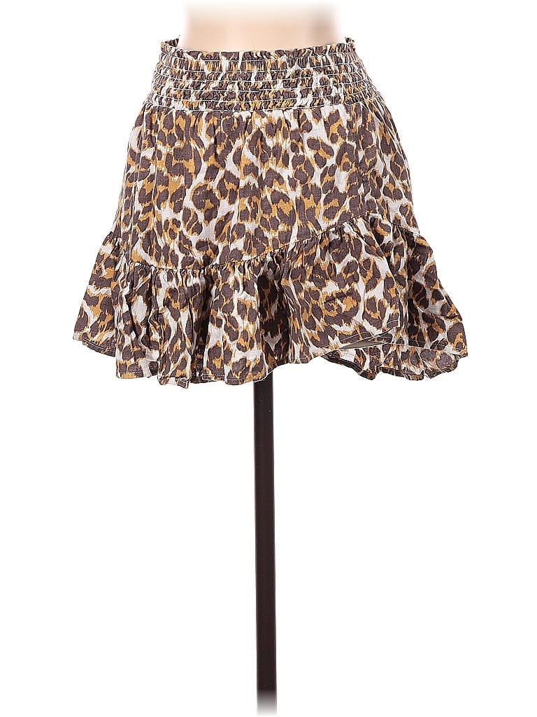 Pre-owned Aerie Casual Skirt In Brown