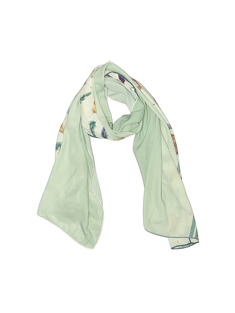Pre-owned Assorted Brands Scarf In Green