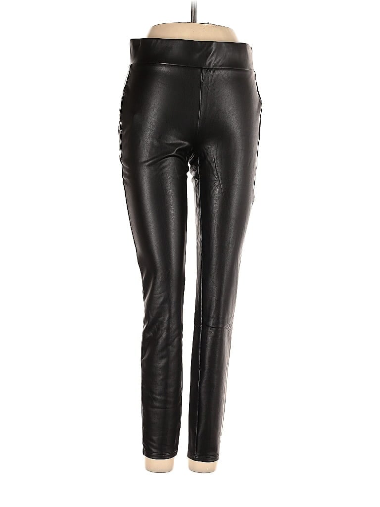 Ann Taylor Loft Faux Leather Pants In Black
