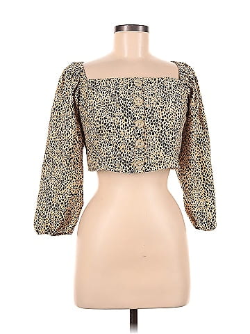 American Eagle Outfitters 3/4 Sleeve Blouse (view 1)