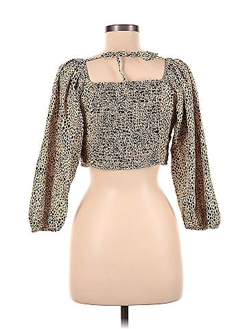 American Eagle Outfitters 3/4 Sleeve Blouse (view 2)