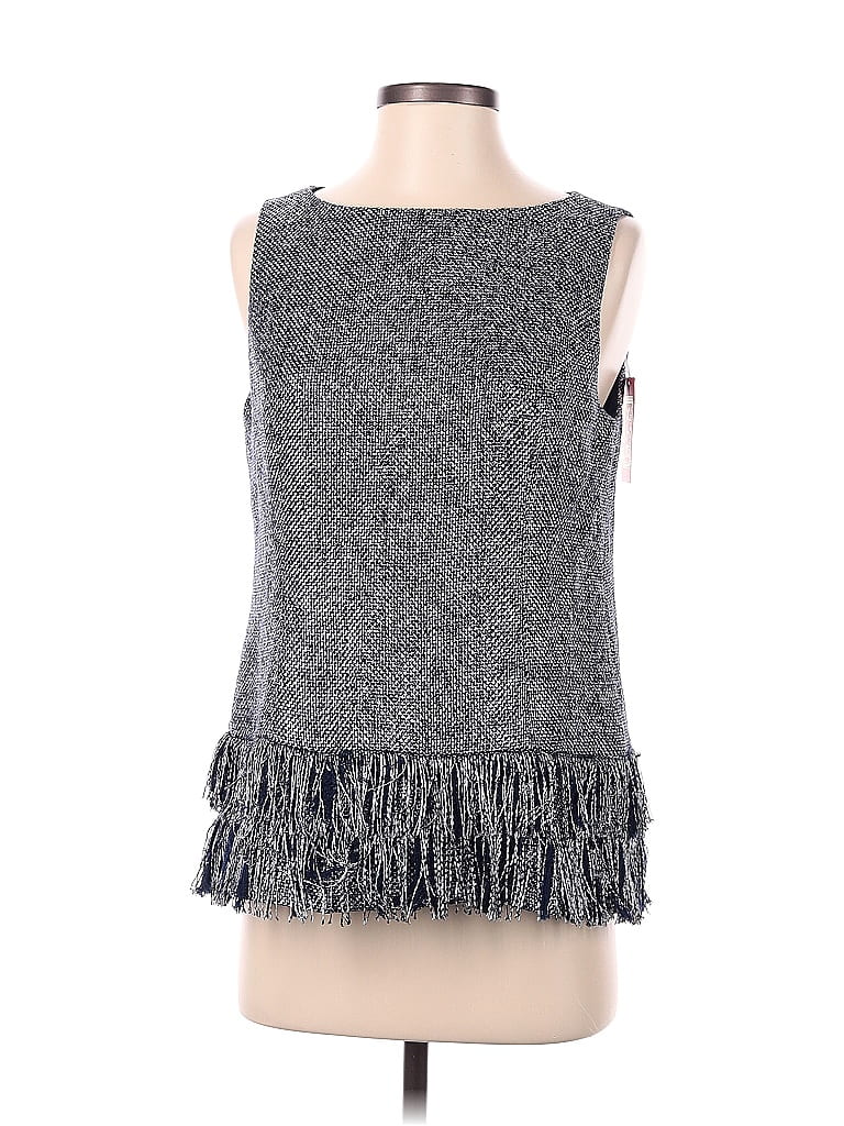 Sail to Sable Gray Sleeveless Top Size S - photo 1