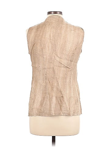 Louis Féraud Sleeveless Button-Down Shirt (view 2)