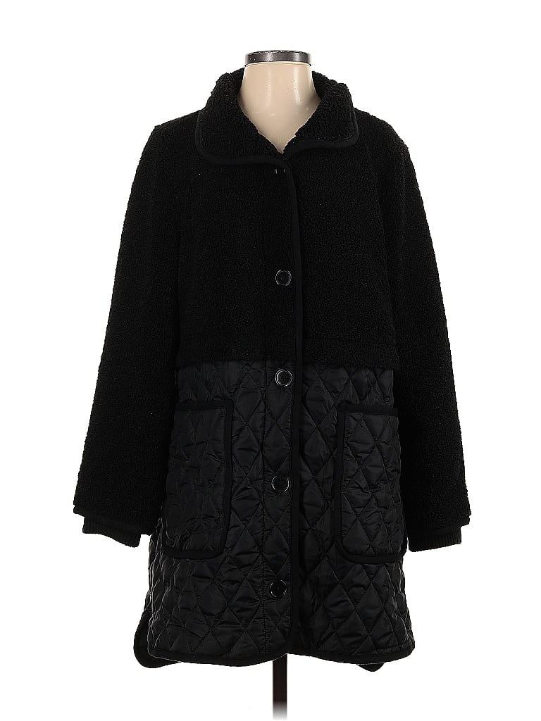 Ann Taylor LOFT 100 Polyester Black Coat Size S 75 off ThredUp