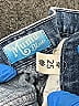 Mumu Blue 100% Cotton Hearts Blue Jeans Size 25 waist - photo 3