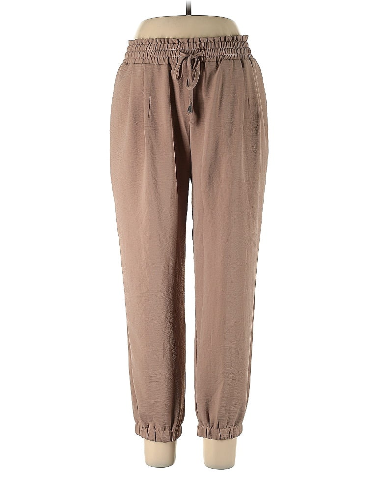 Pre-owned Unbranded Casual Pants In Brown
