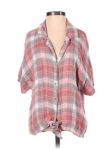 En Creme Short Sleeve Blouse (view 1)