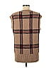 Max Studio Plaid Tan Sweater Vest Size M - photo 2