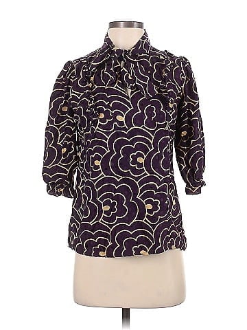 Corey Lynn Calter 3/4 Sleeve Silk Top (view 1)