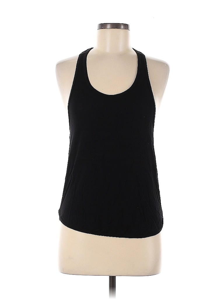 Pre-owned Strut This Tank Top Black Halter Neckline Tops