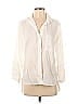 Bella Dahl 100% Lyocell Color Block Ivory 3/4 Sleeve Button-Down Shirt Size S - photo 1