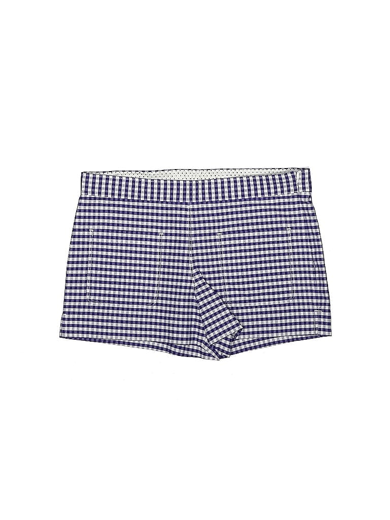 Crewcuts 100% Cotton Houndstooth Checkered-gingham Plaid Tweed Polka Dots Blue Shorts Size 14 (big kids) - photo 1
