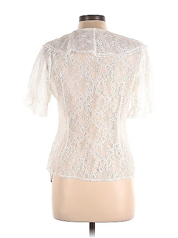 Simple Retro Short Sleeve Blouse (view 2)