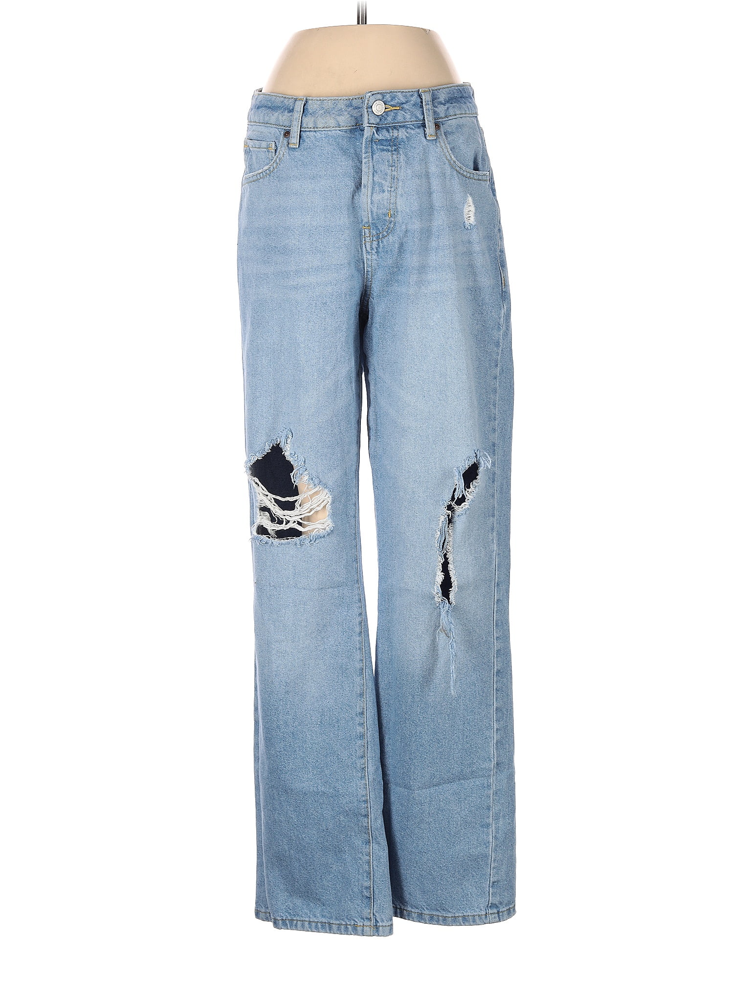 RSQ Hearts Stars Graphic Blue Jeans Size 25 waist