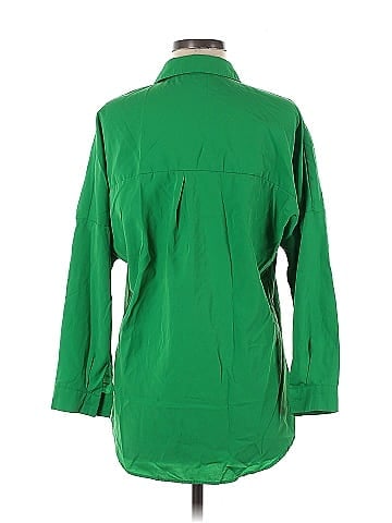 Big Dart 3/4 Sleeve Button-Down Shirt (view 2)