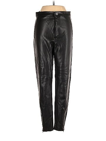 Zara Faux Leather Pants (view 1)