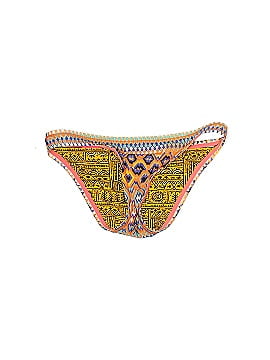 Tigerlily Yellow Brown Swimsuit Bottoms Size 0
