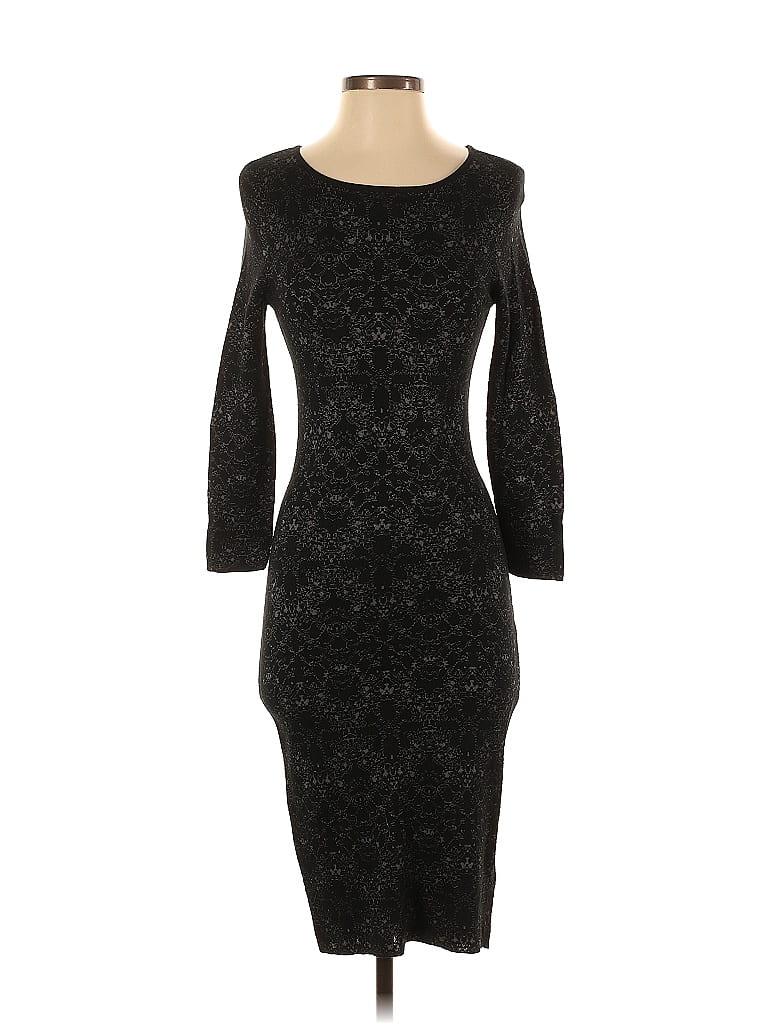 Pre-owned H&m Cocktail Dress In Black