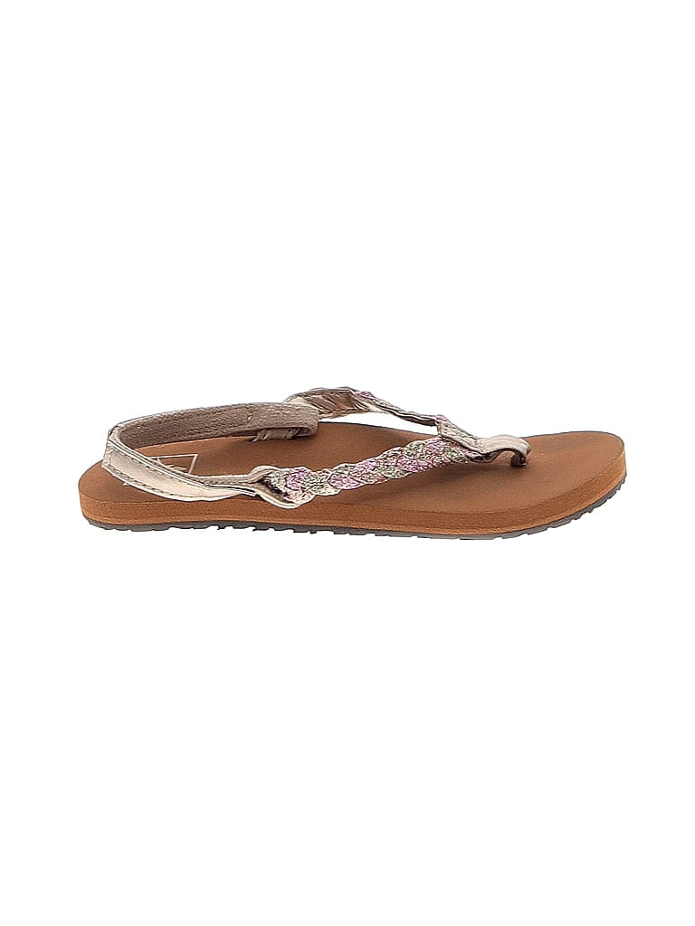 Reef Brown Gold Sandals Size 7 - photo 1