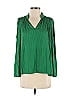 Current Air 100% Polyester Green Sleeveless Blouse Size XS - photo 1