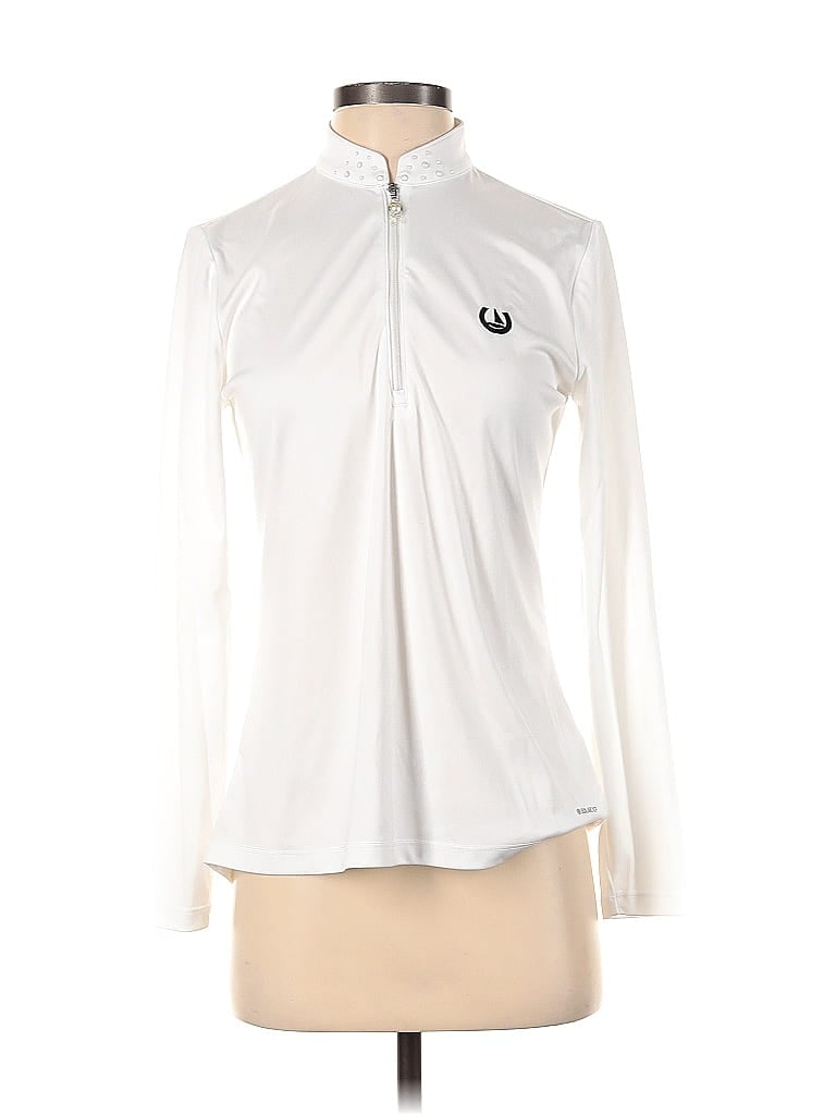 Greg Norman White Track Jacket Size S (petite) - photo 1