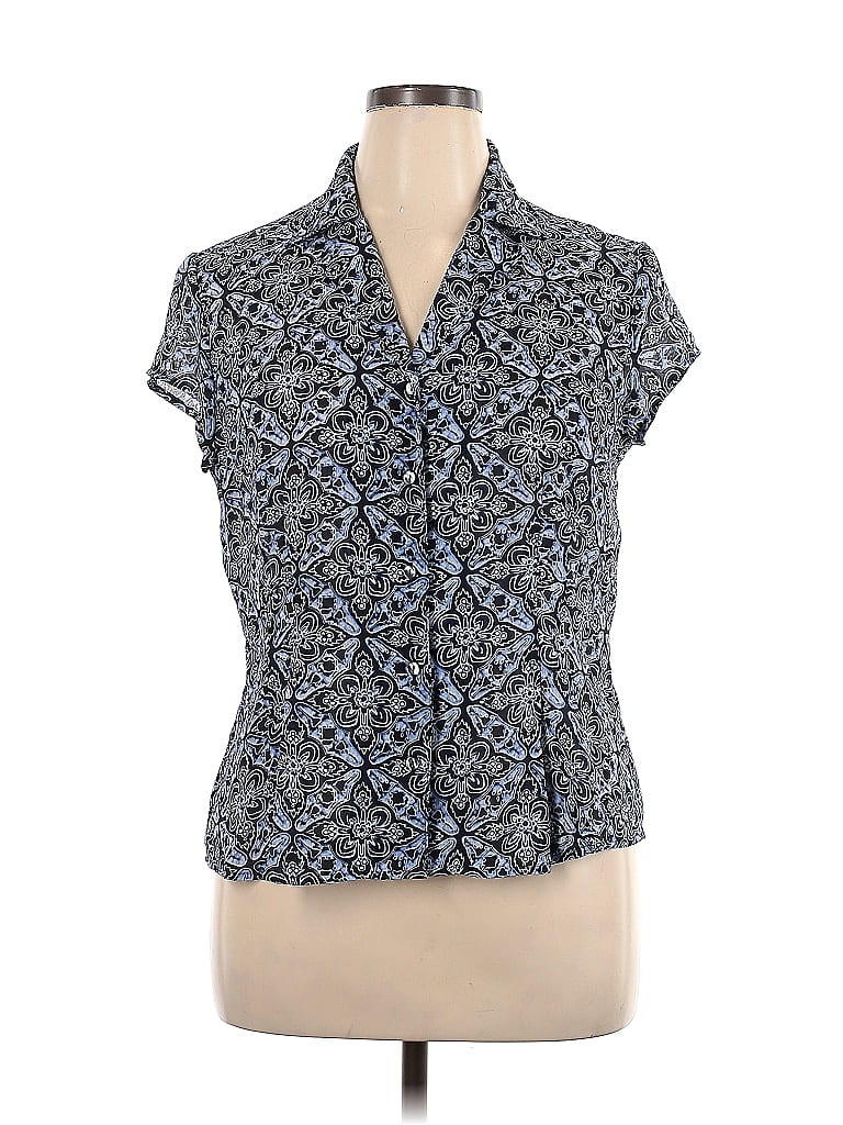 Blouse Femme K Studio - Taille 14 - Noir Sans Manches - Polyester - Occasion Très Bon État - Pour Soirée