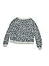 Splendid Animal Print Blue Pullover Sweater Size 12 - photo 2