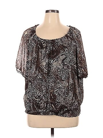 I.N. Studio Short Sleeve Blouse (view 1)