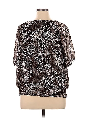 I.N. Studio Short Sleeve Blouse (view 2)