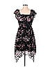 No Boundaries Floral Black Cocktail Dress Size 7 - photo 2