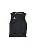 Adidas 100% Polyester Black Active T-Shirt Size 9 - 10 - photo 1