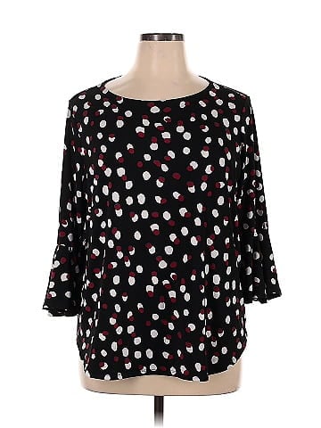 Carmen Carmen Marc Valvo 3/4 Sleeve Blouse (view 1)
