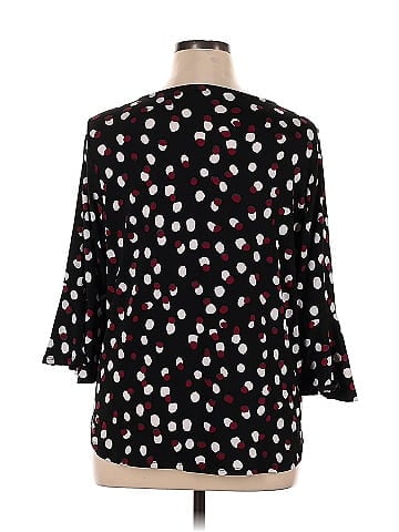 Carmen Carmen Marc Valvo 3/4 Sleeve Blouse (view 2)