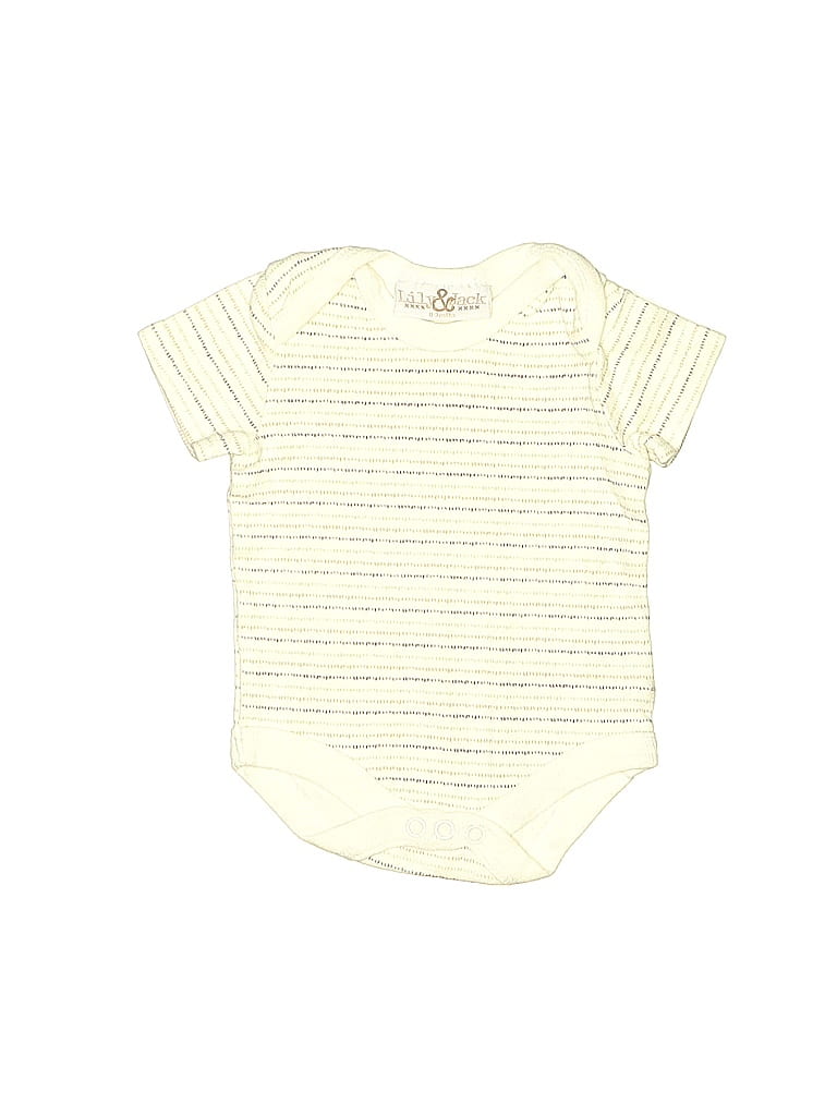 Jack And Lily Ivory Short Sleeve Onesie Size 0-3 mo - photo 1