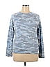 Athleta Girl Camo Blue Sweatshirt Size 16 - photo 1