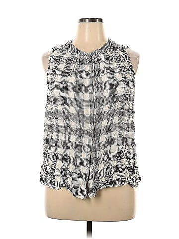 Intro Sleeveless Button-Down Shirt (view 1)