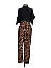 Norma Kamali Animal Print Black Jumpsuit Size 4 - photo 2