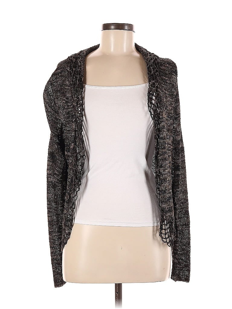 Carol Horn Workshop 100% Viscose Gray Black Cardigan Size S - photo 1