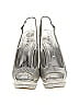 Bakers Metallic Silver Heels Size 7 1/2 - photo 2