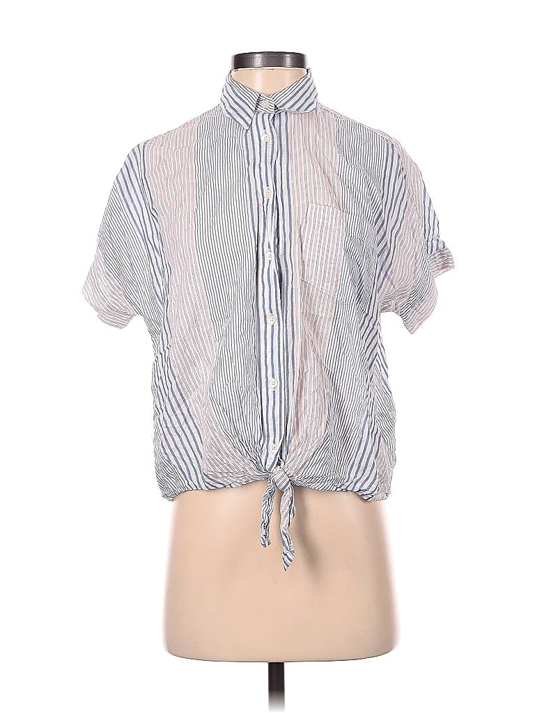Pre-owned Madewell Short Sleeve Blouse