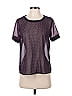 Scotch & Soda 100% Polyester Purple Short Sleeve Blouse Size P (petite) - photo 1